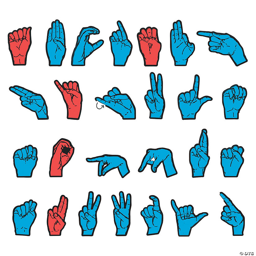 Wonderfoam<sup>&#174;</sup> Magnetic Sign Language Letters - 26 Pc. Image
