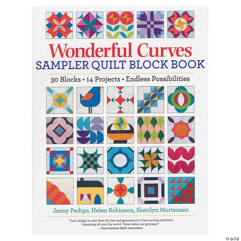 Wonderful Curves Sampler Quilt Block Book Oriental Trading