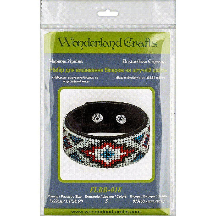 Wonderland Crafts Bead embroidery kit on artificial leather FLBB-018 Image