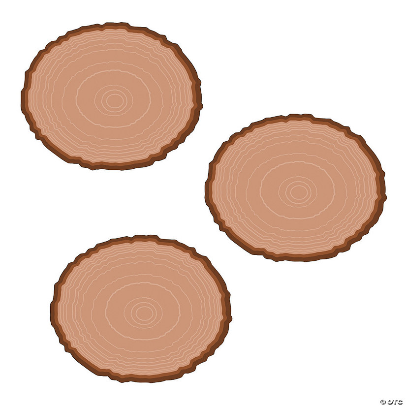 Wood Slice Bulletin Board Cutouts - 48 Pc. Image