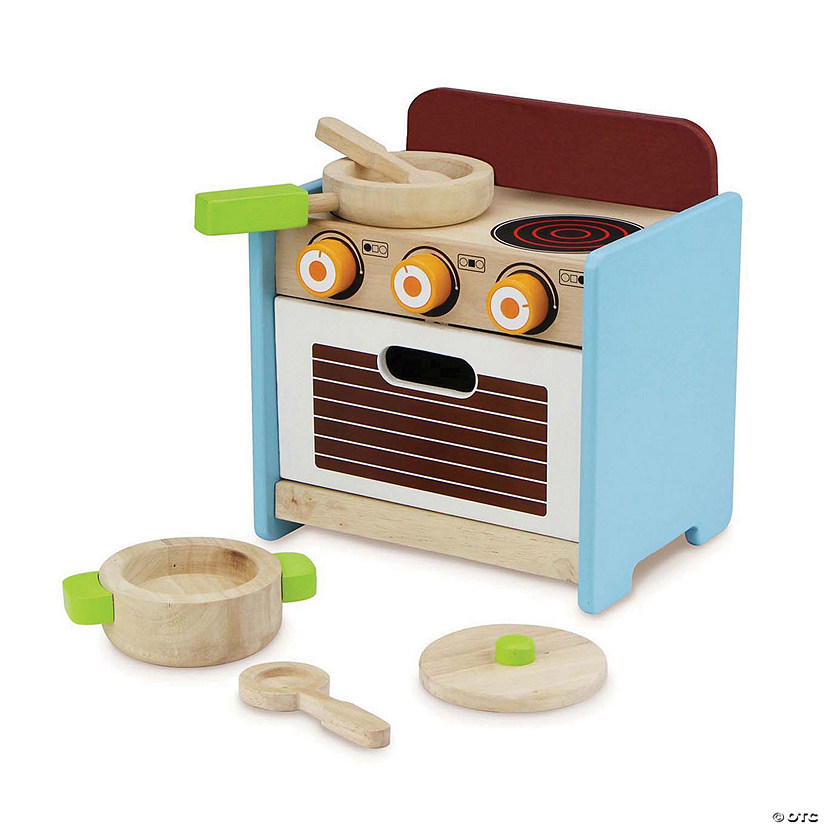 Wooden Stove & Oven Playset Image