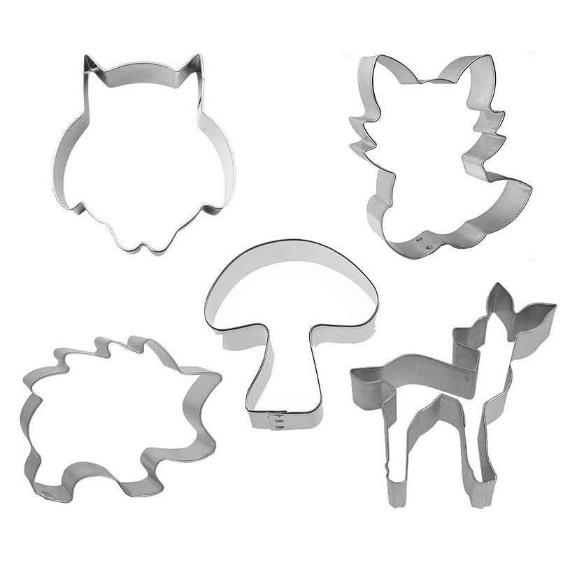 Woodland 5 Piece Cookie Cutter Set Image