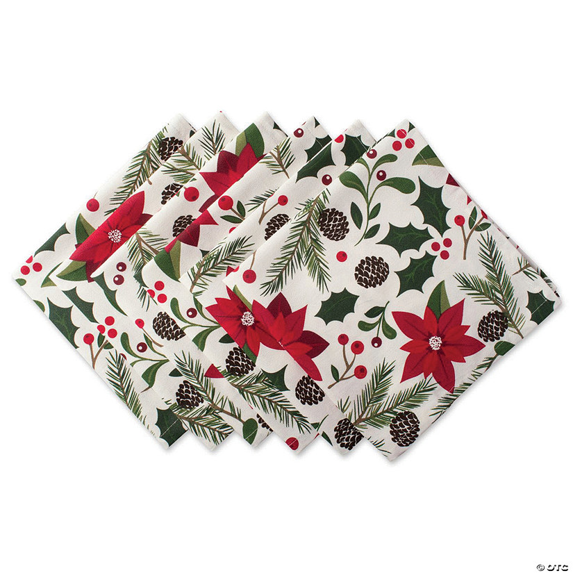 Woodland Christmas Napkin (Set Of 6) Image