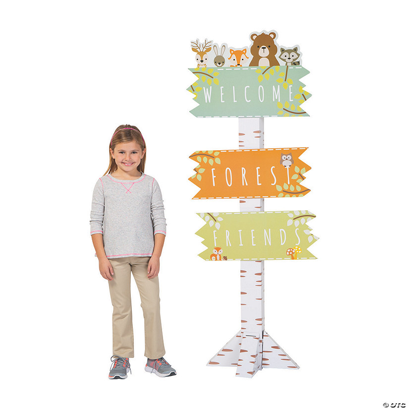 Woodland Party Directional Sign Image
