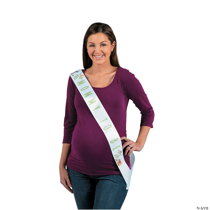 Woodland Party Mom-To-Be Sash Image
