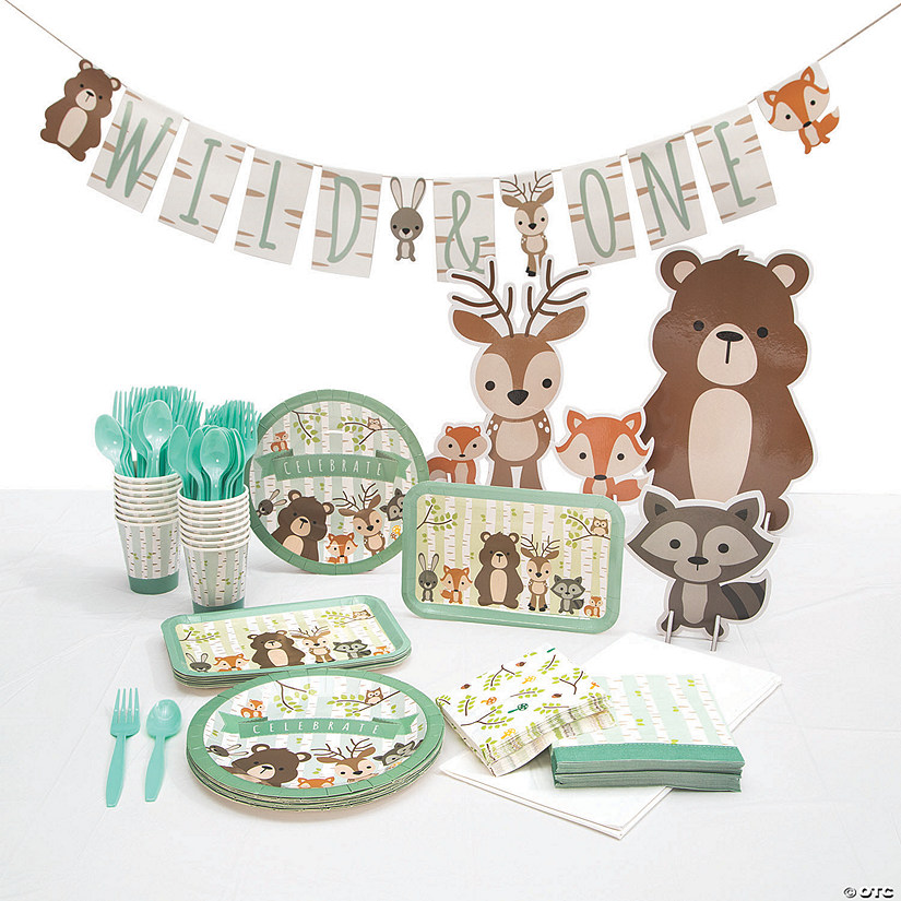 Woodland Tableware Kit for 16 Guests Image
