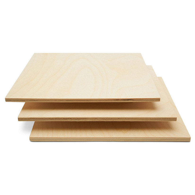 Woodpeckers Crafts, DIY Unfinished Plywood 1/4" x 12" x 12", Pack of 12 Image