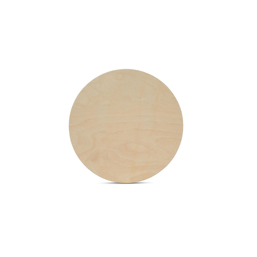 Bulk Wood Circles - 1/2 Inch Thick - Unfinished Wood Circle | Wood Round |  DIY | Door Hanger | Sign 