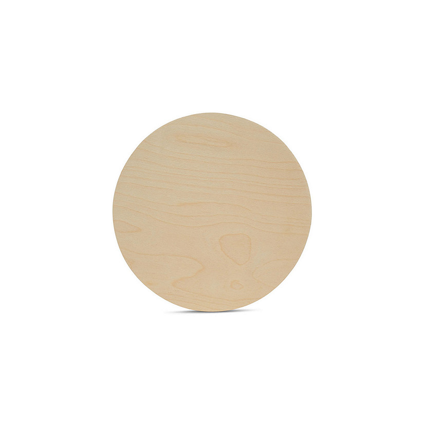 Woodpeckers Crafts, DIY Unfinished Plywood Circle 10" x 1/4", Pack of 3 Image