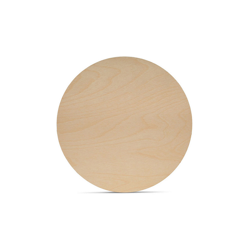 Woodpeckers Crafts, DIY Unfinished Plywood Circle 13" x 1/8", Pack of 5 Image
