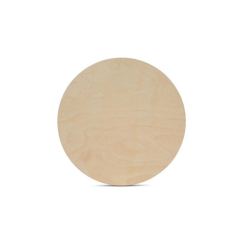 Woodpeckers Crafts, DIY Unfinished Plywood Circle 14" x 1/2", Pack of 3 Image