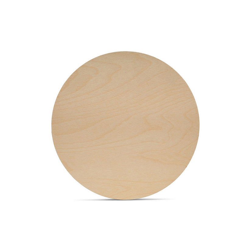 Woodpeckers Crafts, DIY Unfinished Plywood Circle 17" x 1/8", Pack of 5 Image