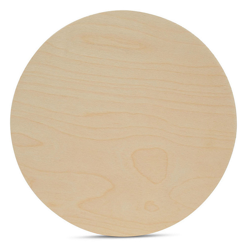 Woodpeckers Crafts, DIY Unfinished Plywood Circle 24" x 1/4", Pack of 2 Image