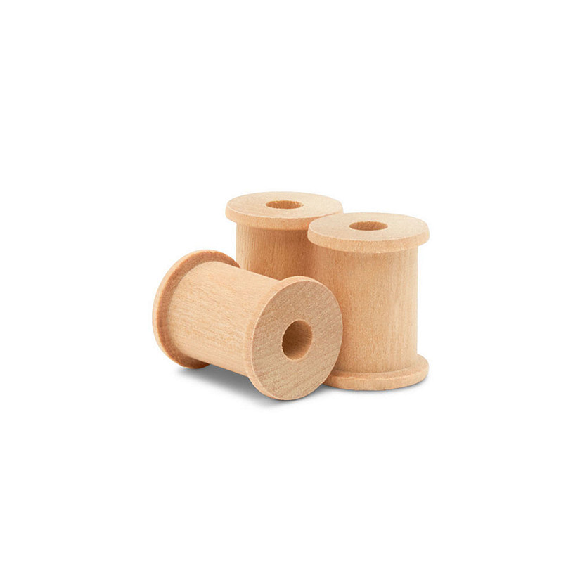 Woodpeckers Crafts, DIY Unfinished Wood 1-1/8" Spool, Pack of 100 Image