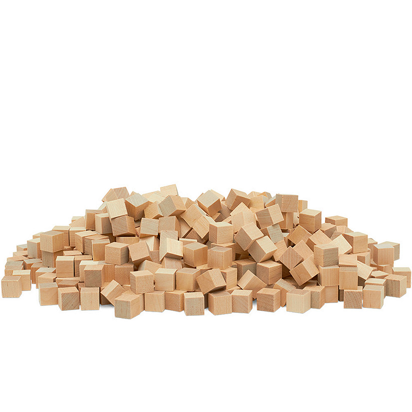 Woodpeckers Crafts, DIY Unfinished Wood 1/2" Cube, Pack of 250 Image
