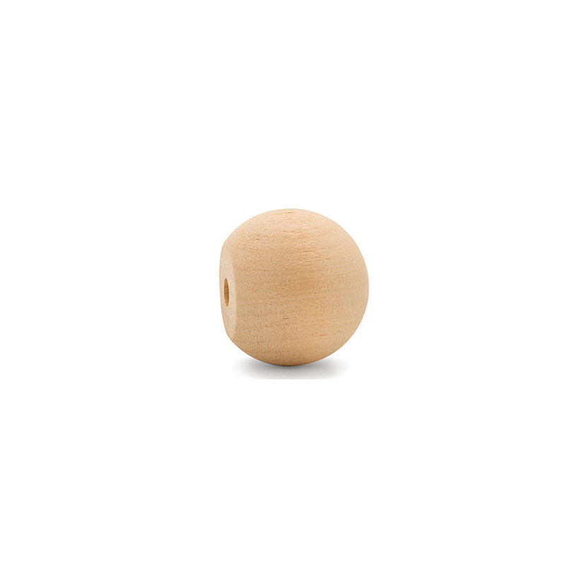 Woodpeckers Crafts, DIY Unfinished Wood 1" Ball Knob, Pack of 100 Image