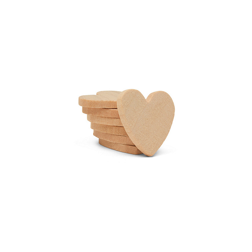 Woodpeckers Crafts, DIY Unfinished Wood 1" Heart Cutout, Pack of 200 Image