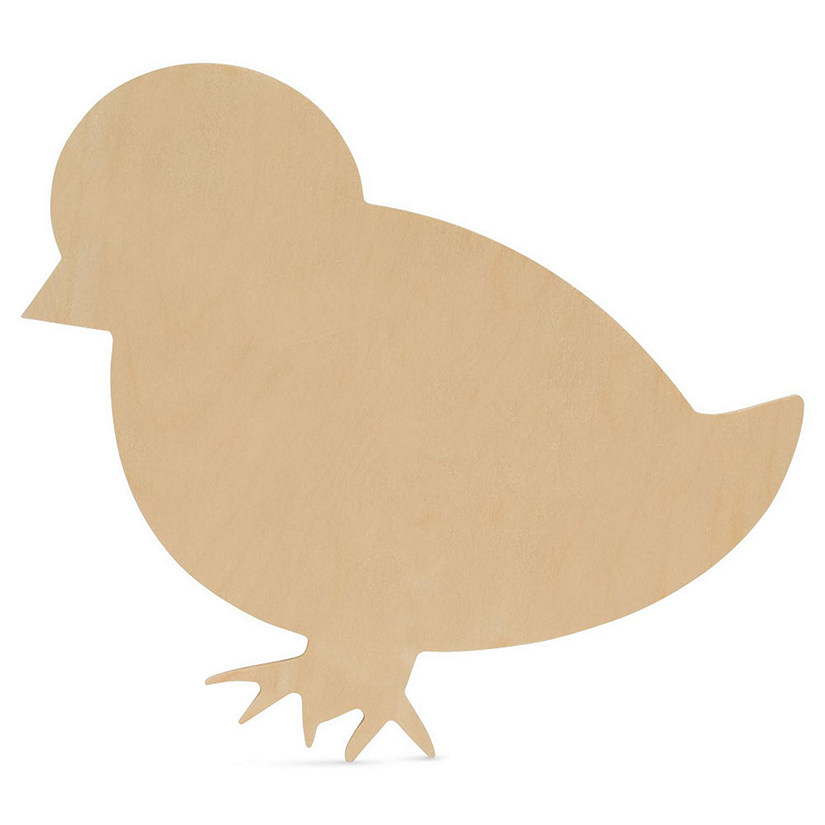 Woodpeckers Crafts, DIY Unfinished Wood 12" Bird Cutout Pack of 3 Image