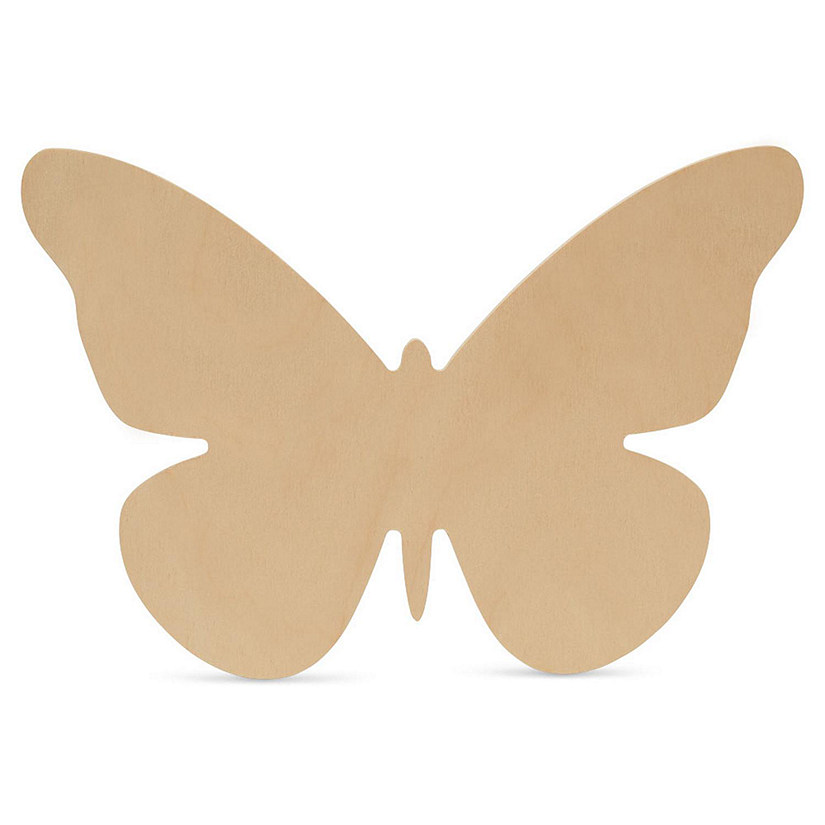 Woodpeckers Crafts, DIY Unfinished Wood 12" Butterfly Cutout Pack of 1 Image