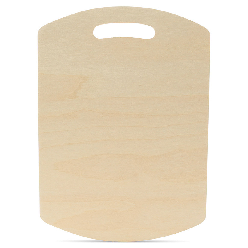 Woodpeckers Crafts, DIY Unfinished Wood 12" Cutting board Cutout Pack of 3 Image