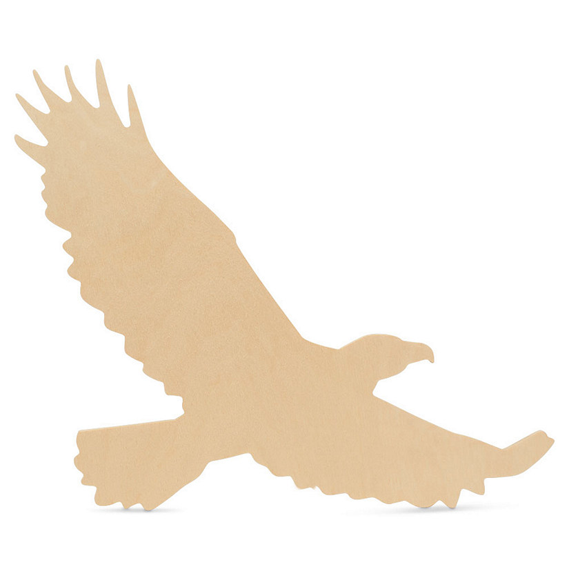 Woodpeckers Crafts, DIY Unfinished Wood 16" Eagle Cutouts, Pack of 2 Image