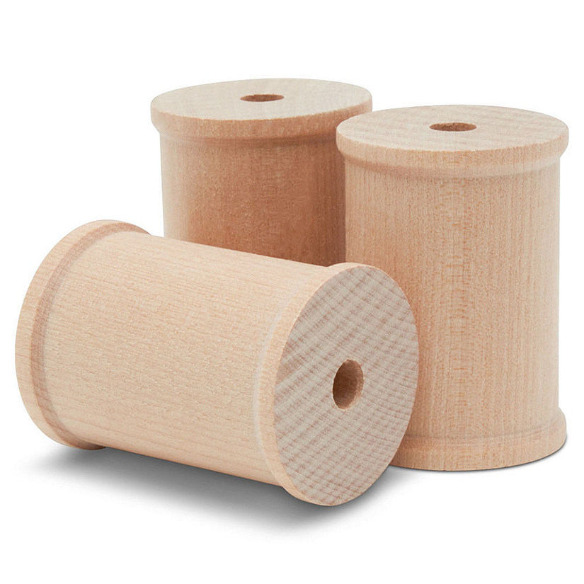 Woodpeckers Crafts, DIY Unfinished Wood 2" Spool, Pack of 25 Image