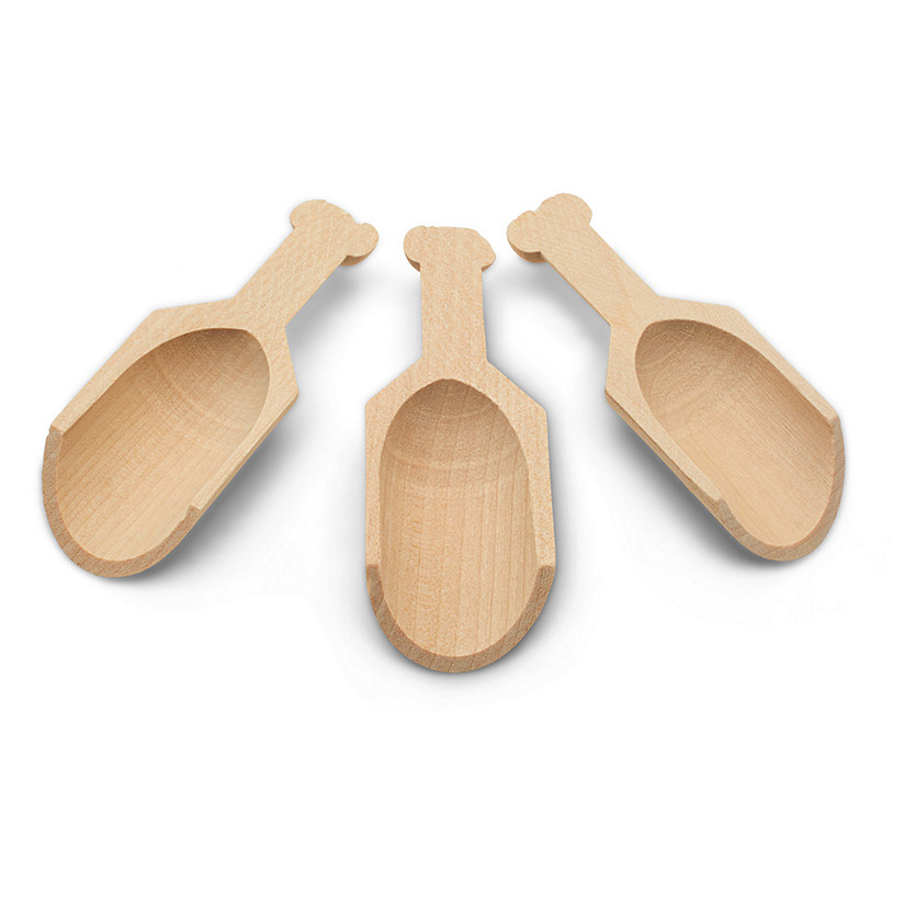 Woodpeckers Crafts, DIY Unfinished Wood 3" Scoopers, Pack of 25 Image