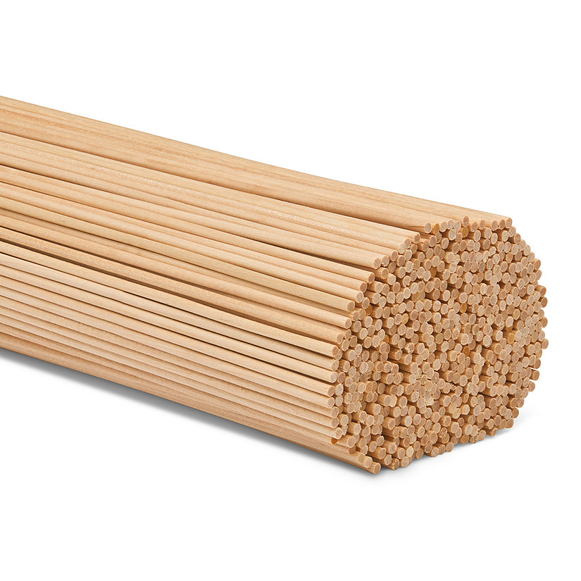 Woodpeckers Crafts, DIY Unfinished Wood 36" x 1/8" Dowel Rods, Pack of 500 Image