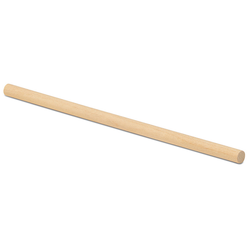 Woodpeckers Crafts, DIY Unfinished Wood 6 x 1/4 Dowel Rods, Pack of 1000