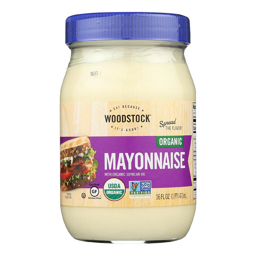 Woodstock Organic Mayonnaise - Case of 12 - 16 OZ Image