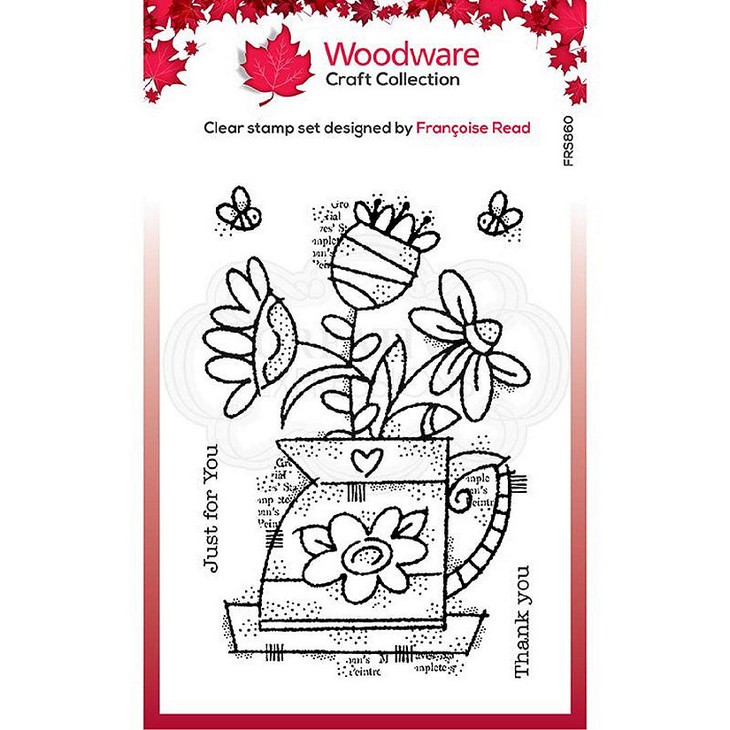 Woodware Craft Collection Woodware Clear Singles Flower Jug 4 in x 6 in Stamp Image