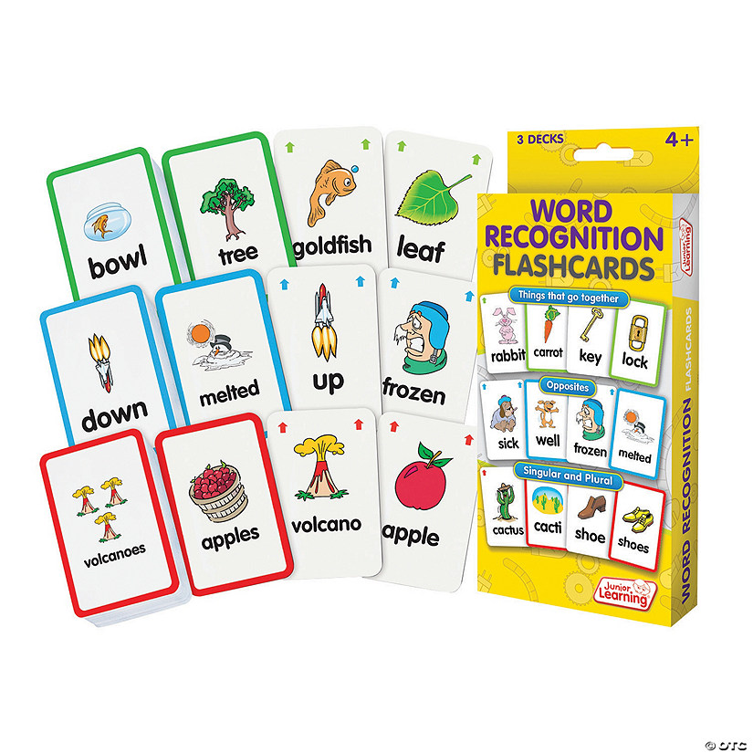 Word Recognition Flashcards Oriental Trading