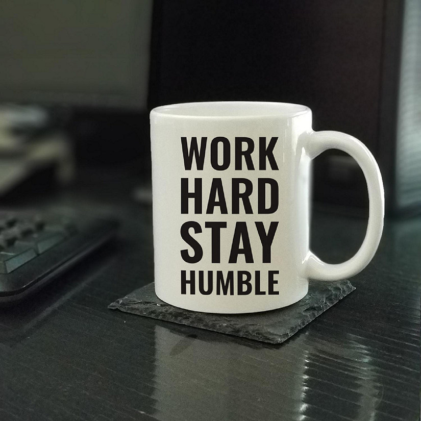 Work Hard Stay Humble Ceramic Mug Image