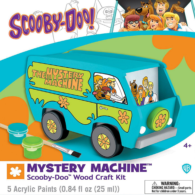 Works of Ahhh... Scooby Doo - Mystery Machine Wood Craft Kit Image