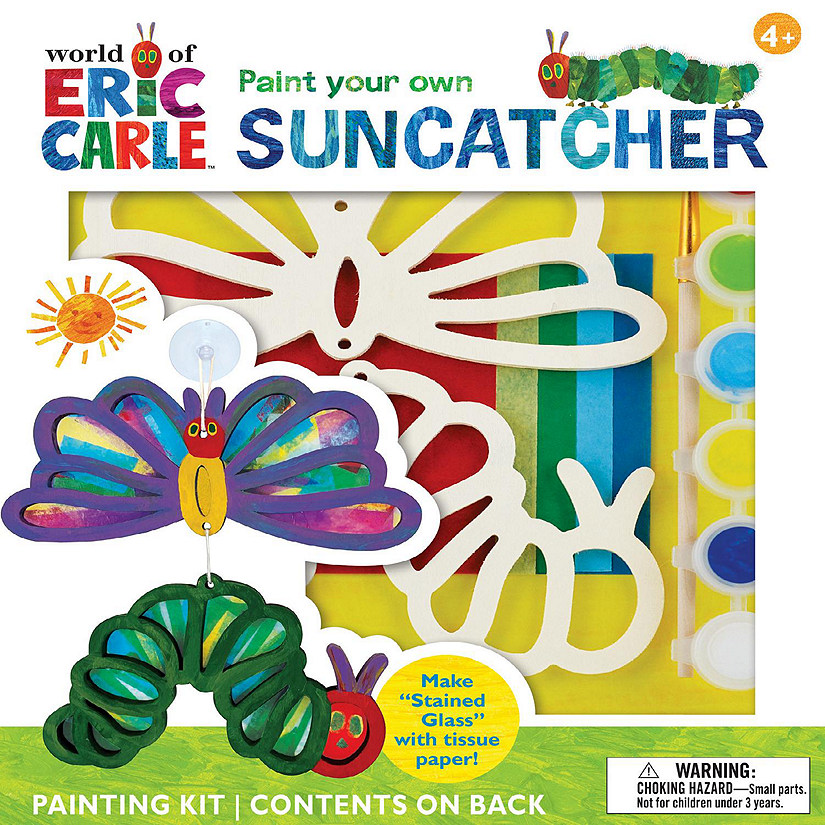 Works of Ahhh Craft Set - Eric Carle - Suncatcher Wood Craft Kit Image