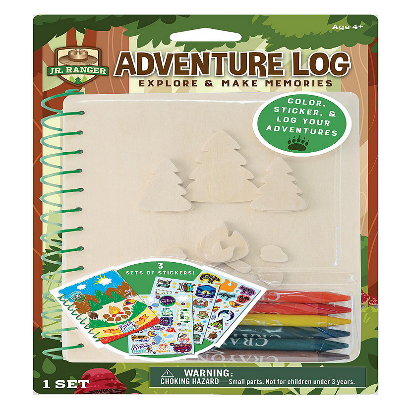 Works of Ahhh Craft Set - Junior Ranger Adventure Log Kit for Kids Image