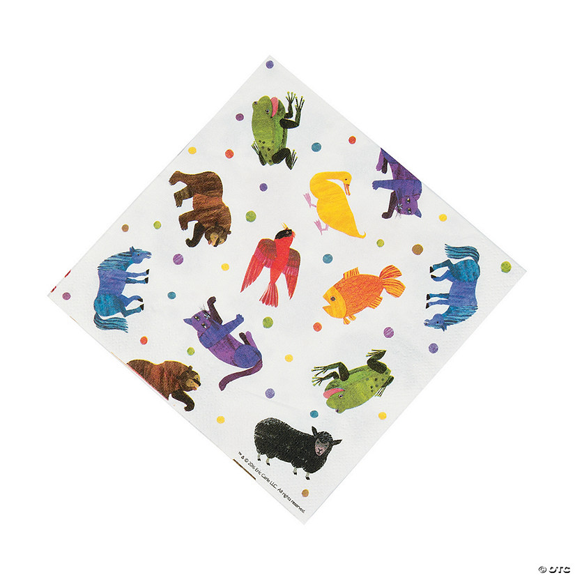 World of Eric Carle Brown Bear, Brown Bear, What Do You See? Luncheon Napkins - 16 Pc. Image