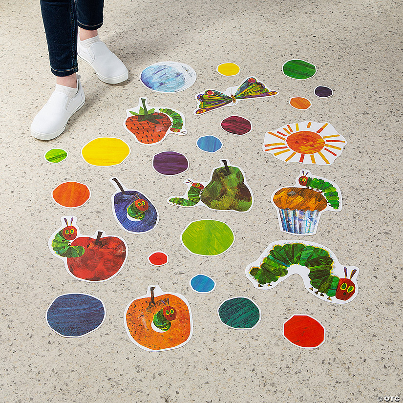 World of Eric Carle The Very Hungry Caterpillar&#8482; Floor Clings - 52 Pc. Image