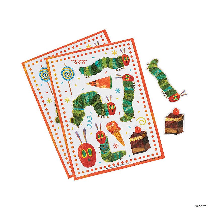 World of Eric Carle The Very Hungry Caterpillar&#8482; Paper Sticker Sheets - 12 Pc. Image