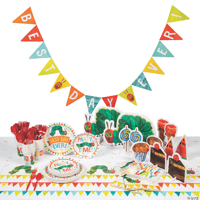 World of Eric Carle The Very Hungry Caterpillar<sup>&#8482;</sup> Tableware Kit for 24 Guests Image