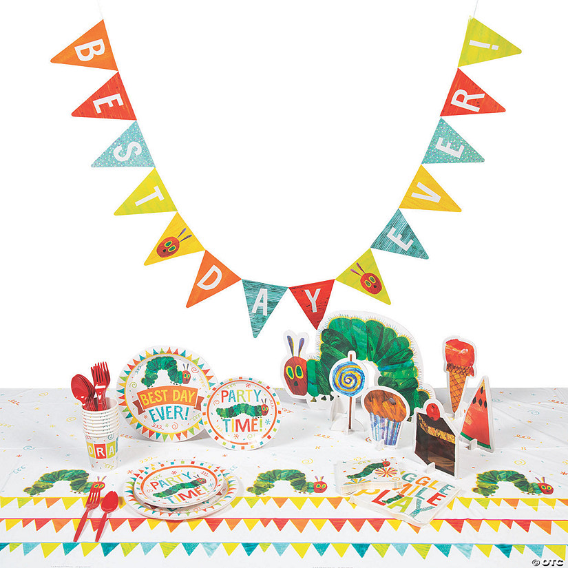World of Eric Carle The Very Hungry Caterpillar<sup>&#8482;</sup> Tableware Kit for 8 Guests Image
