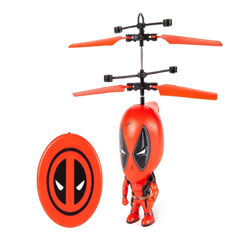 World Tech Toys: Marvel 3.5 Inch Deadpool Flying Figure IR Helicopter ...