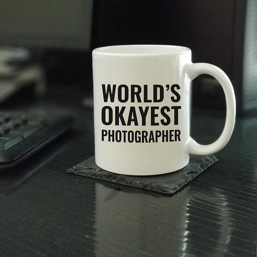 World's Okayest Photographer Ceramic Mug Image