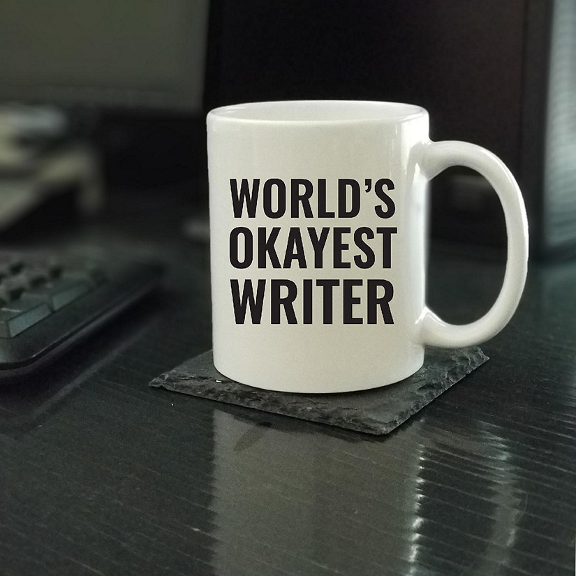 World's Okayest Writer Ceramic Mug Image