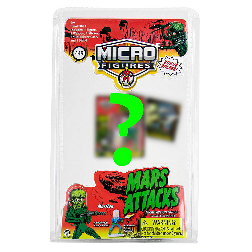 Worlds Smallest Mars Attacks Micro Figure  One Random Image