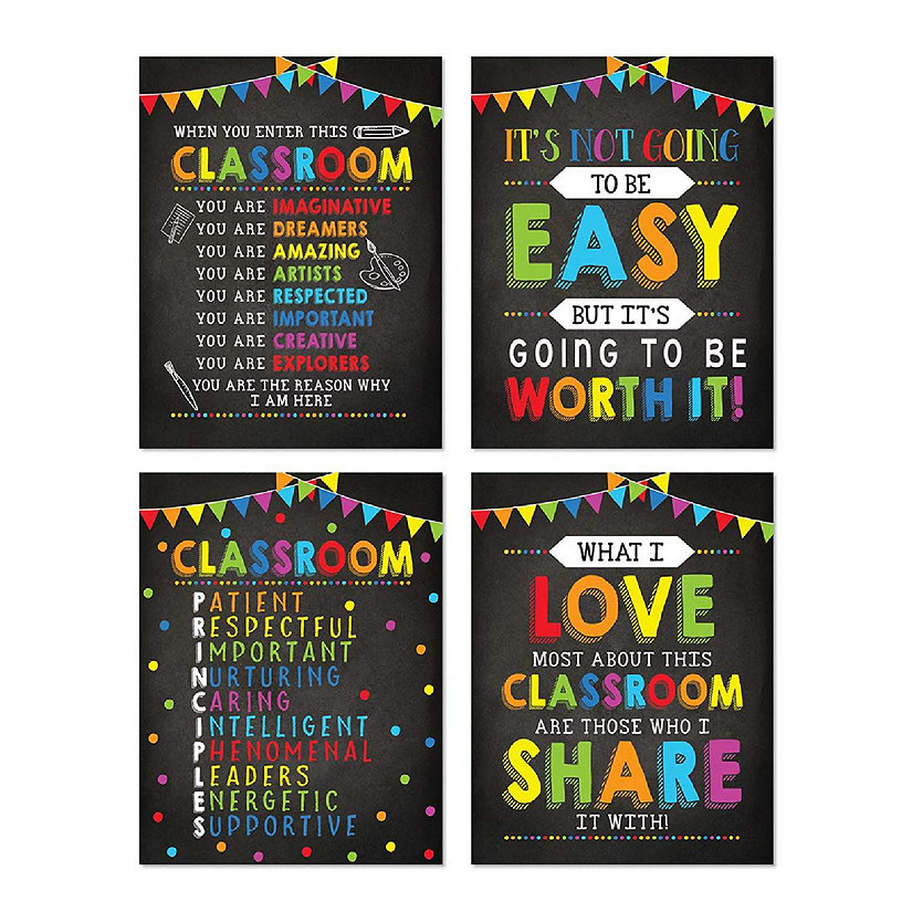 Worth It Classroom 8.5x11in 4-Pack Image