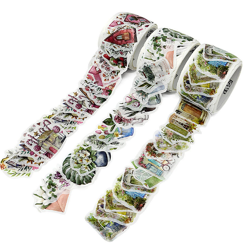 300pcs Washi Sticker Set Aesthetic Stickers Compatible With Diy Albums