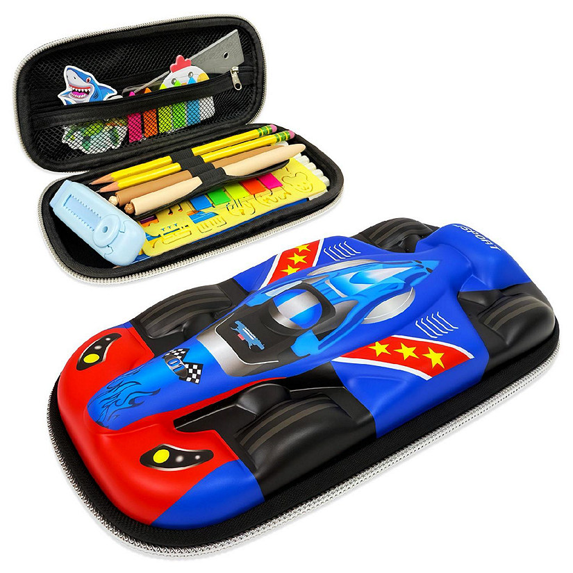 Wrapables 3D Sports Car Hard Shell EVA Pencil Case Image