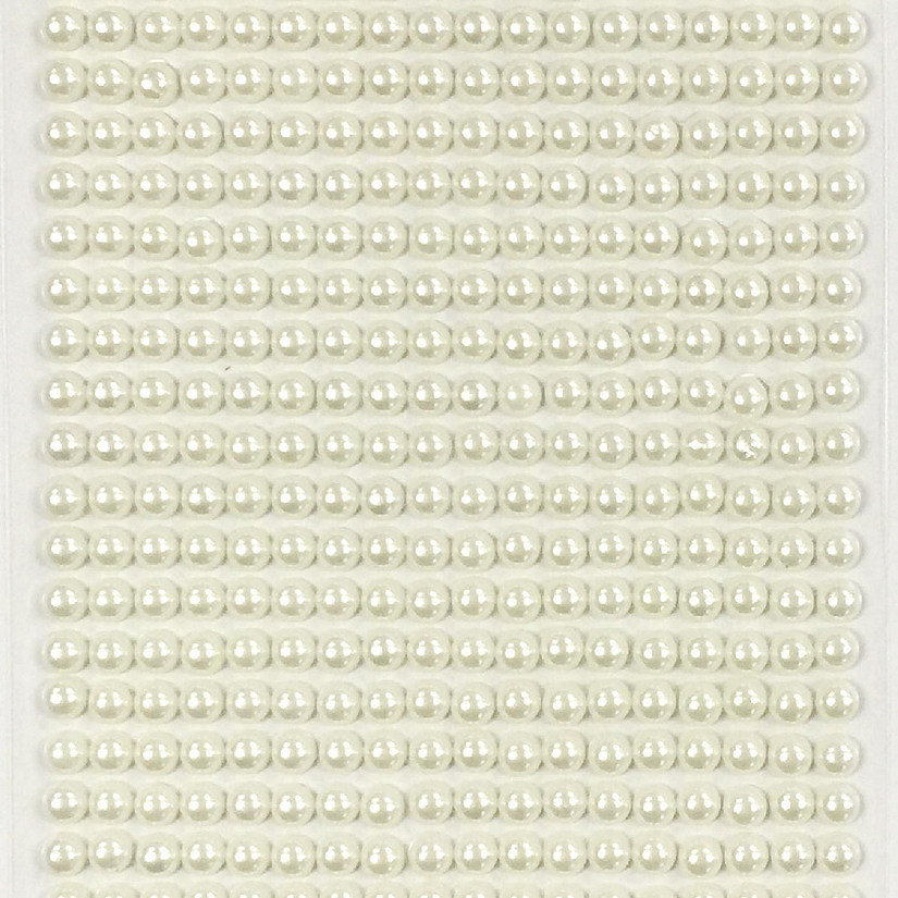 Wrapables 5mm Pearl Adhesive Gem Stickers, 792pcs Image