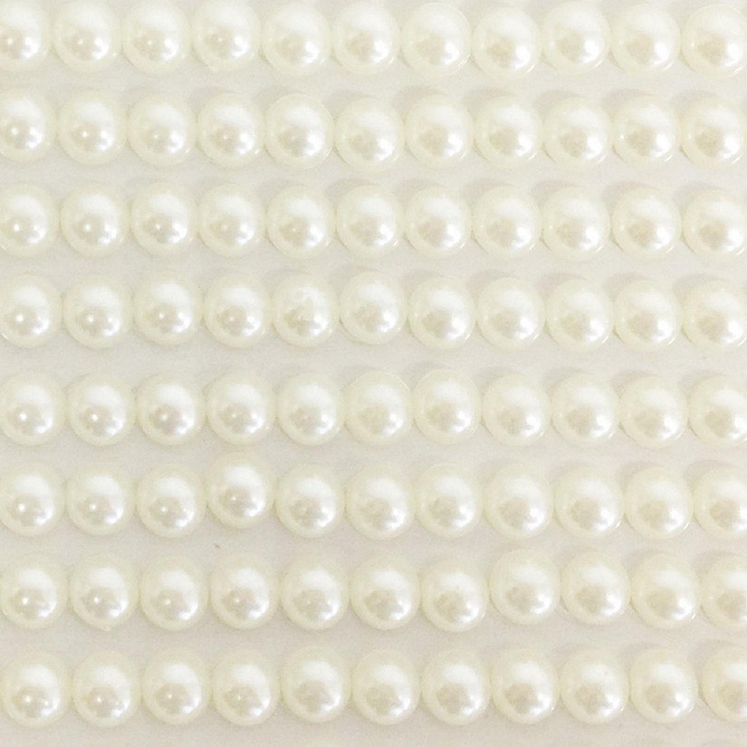 Wrapables 5mm Self Adhesive Pearl Stickers, 646pcs Image